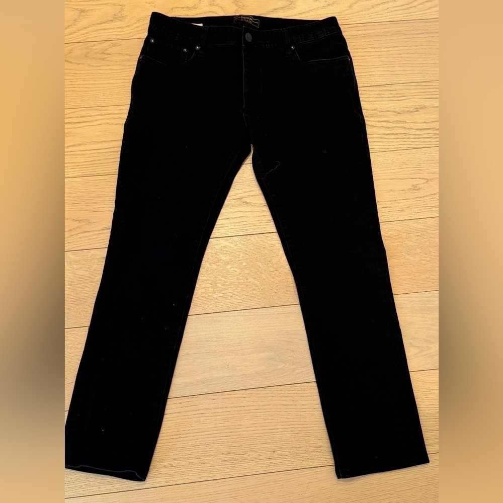 JACK & JONES Slim fit Jeans 'TIM' in Black Denim